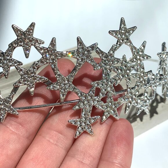 NEW~ Anthropologie Serefina Sparkly Celestial Special Occasion Tiara main image 14